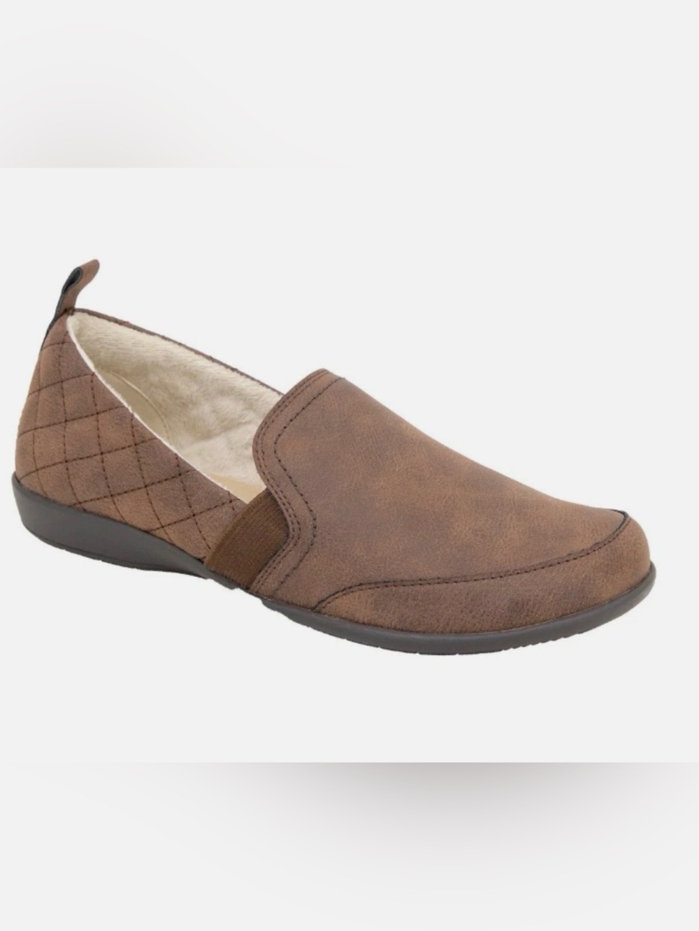 JSport Women's Lisa Casual Slip On Shoes Lined Comfort Brown